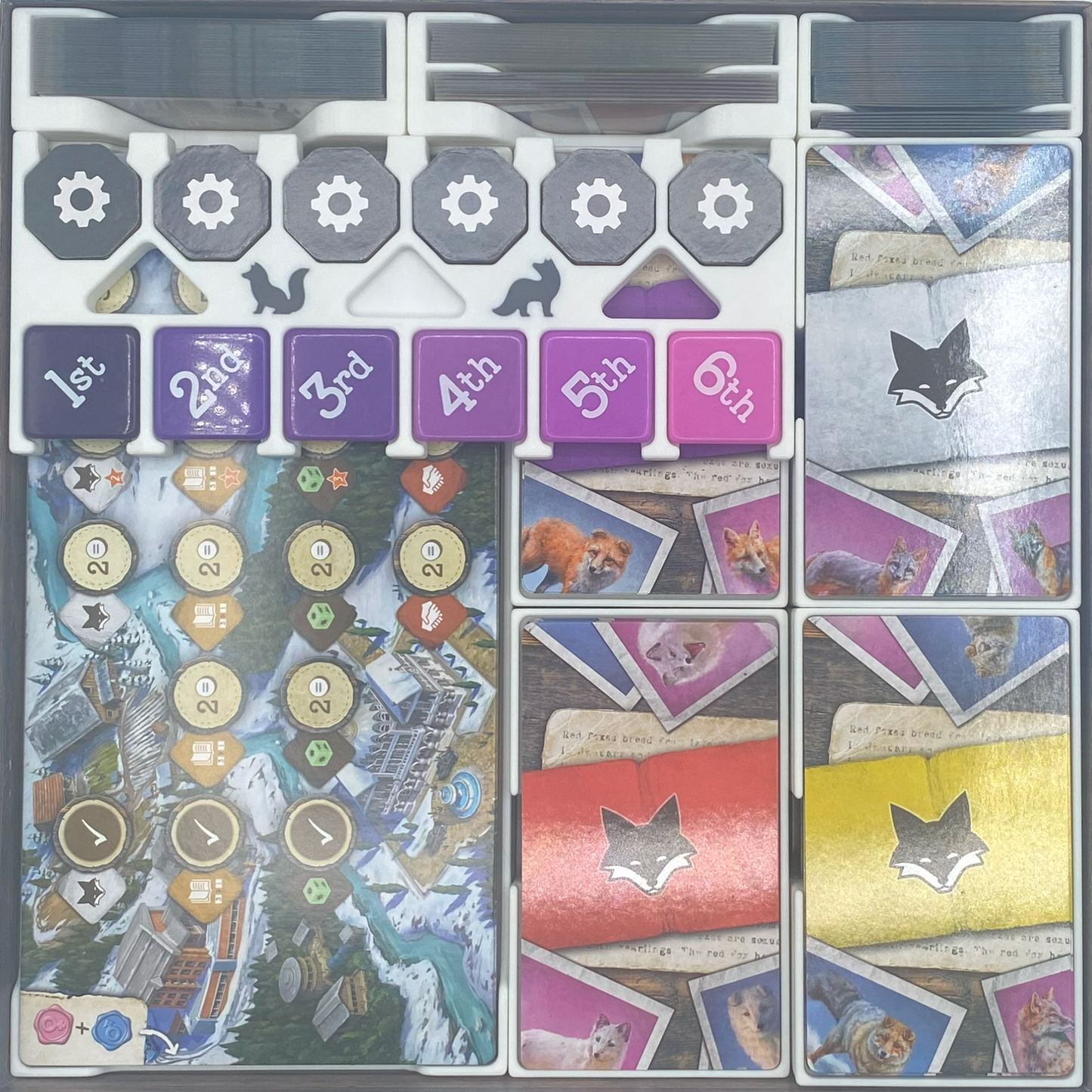 The Fox Experiment + Expansion: Insert / Organizer