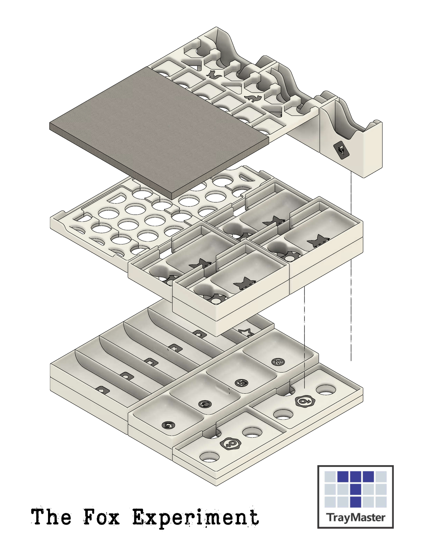 The Fox Experiment + Expansion: Insert / Organizer