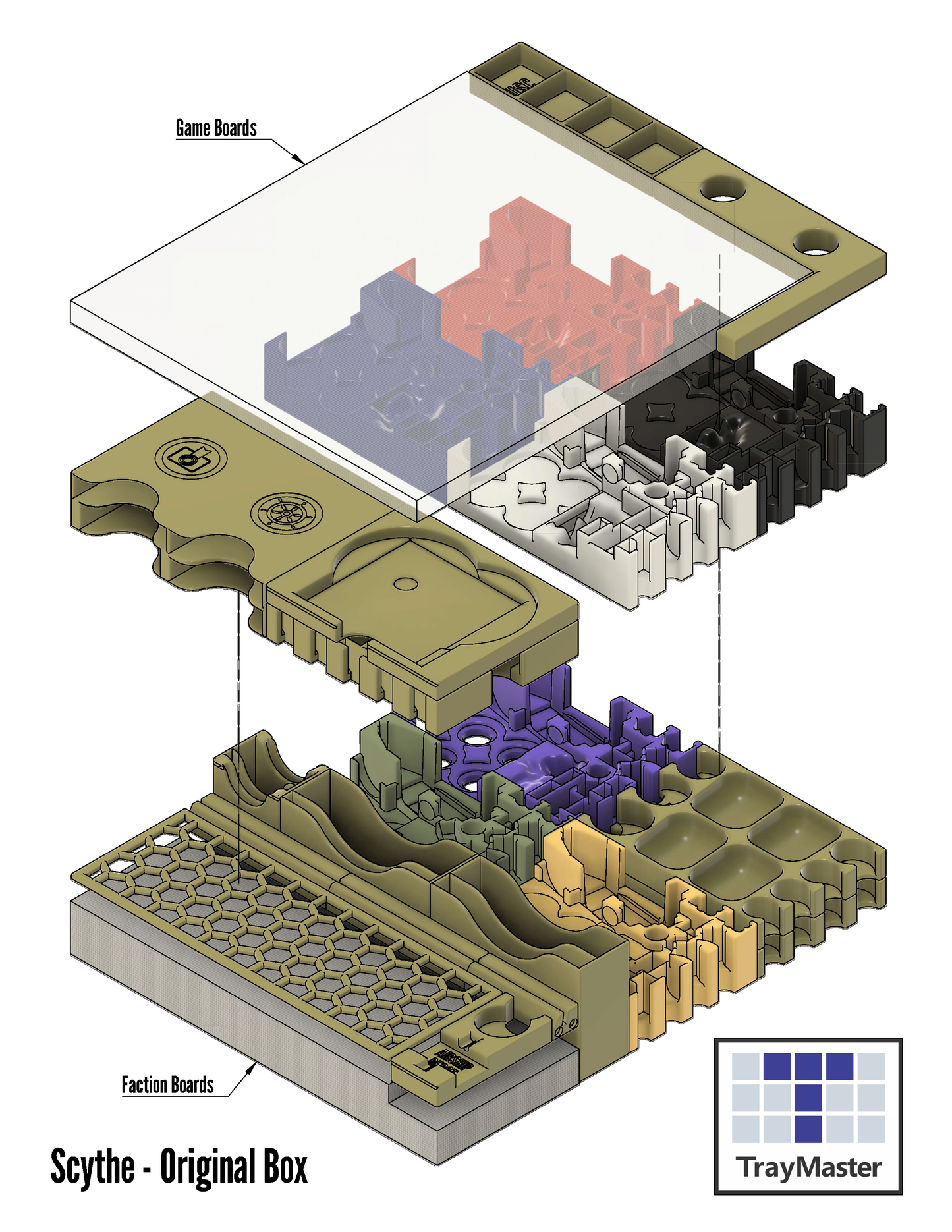 Scythe (Original Box): Insert / Organizer