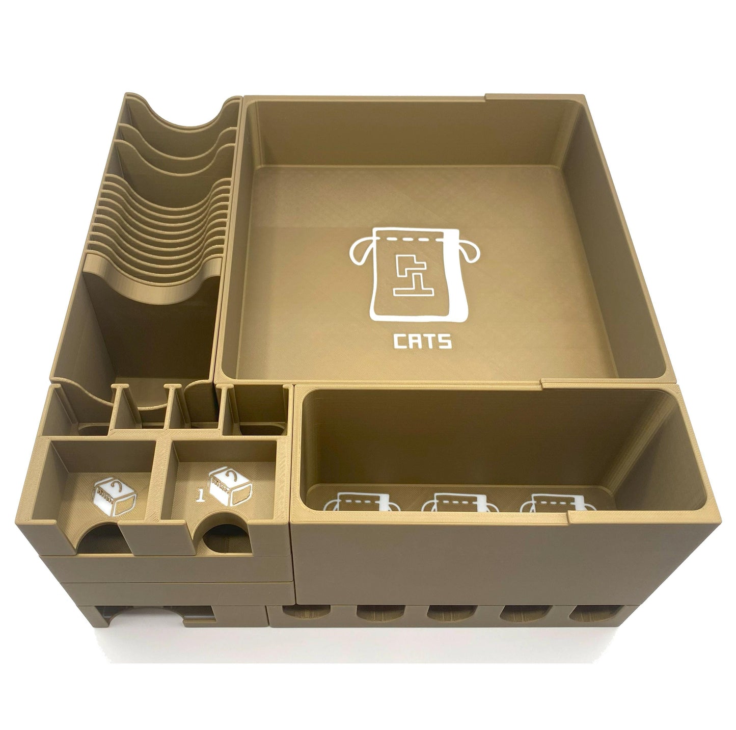 Isle of Cats (10cm Box): Insert / Organizer