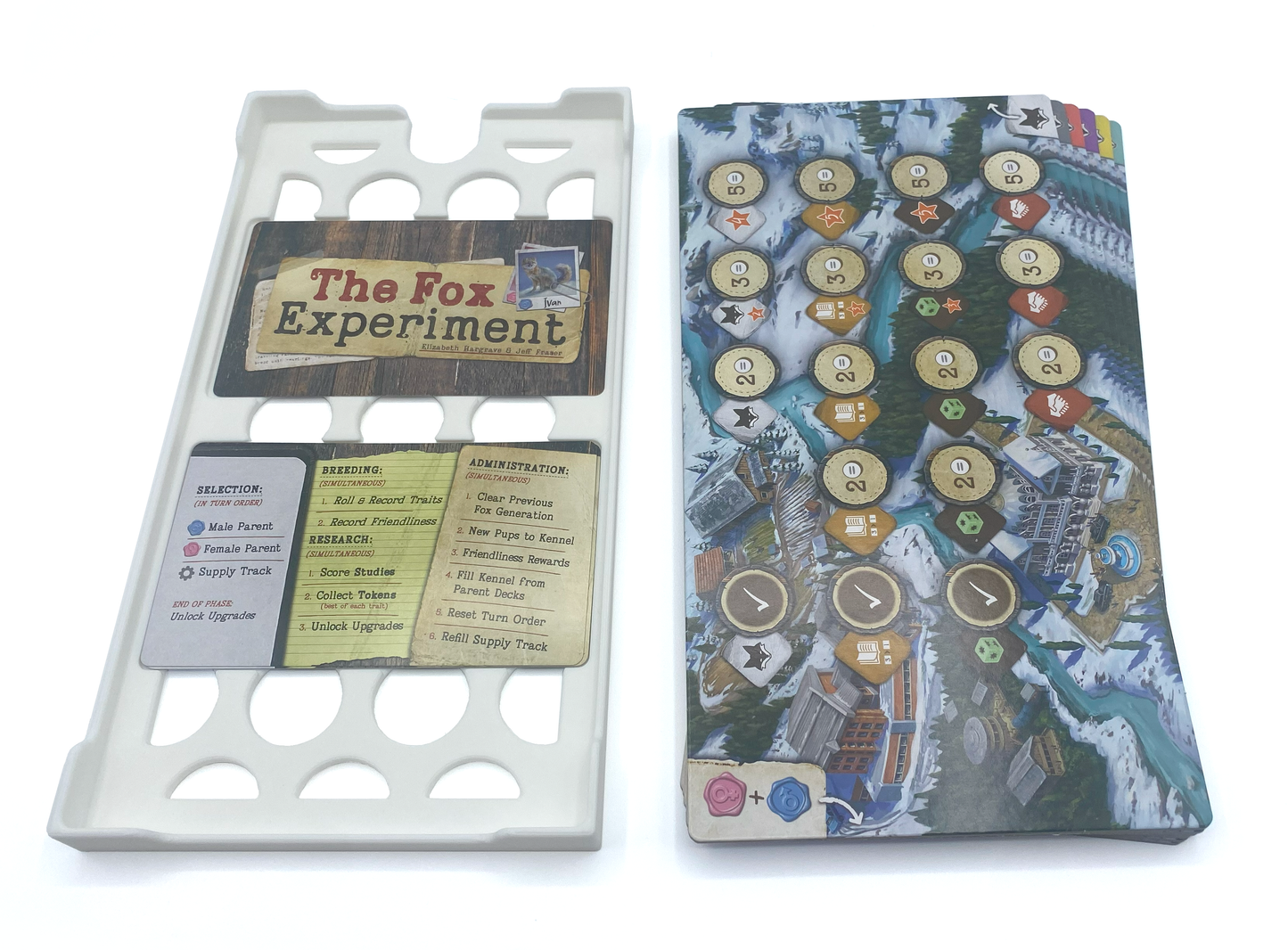 The Fox Experiment + Expansion: Insert / Organizer