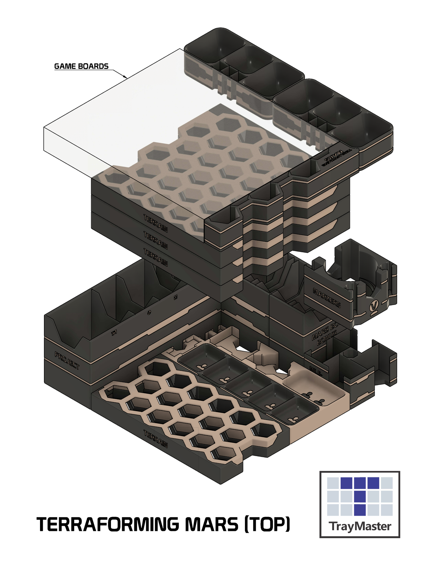 Terraforming Mars + Everything: Insert / Organizer