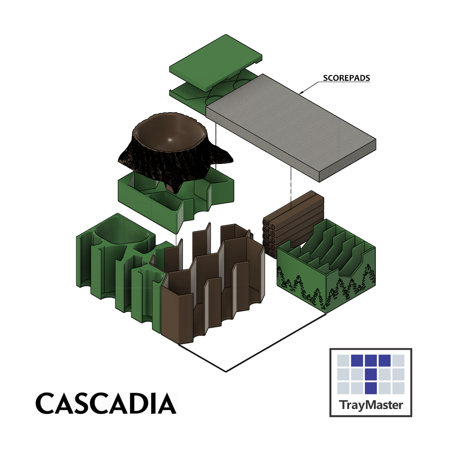 Cascadia & Landmarks: Insert / Organizer