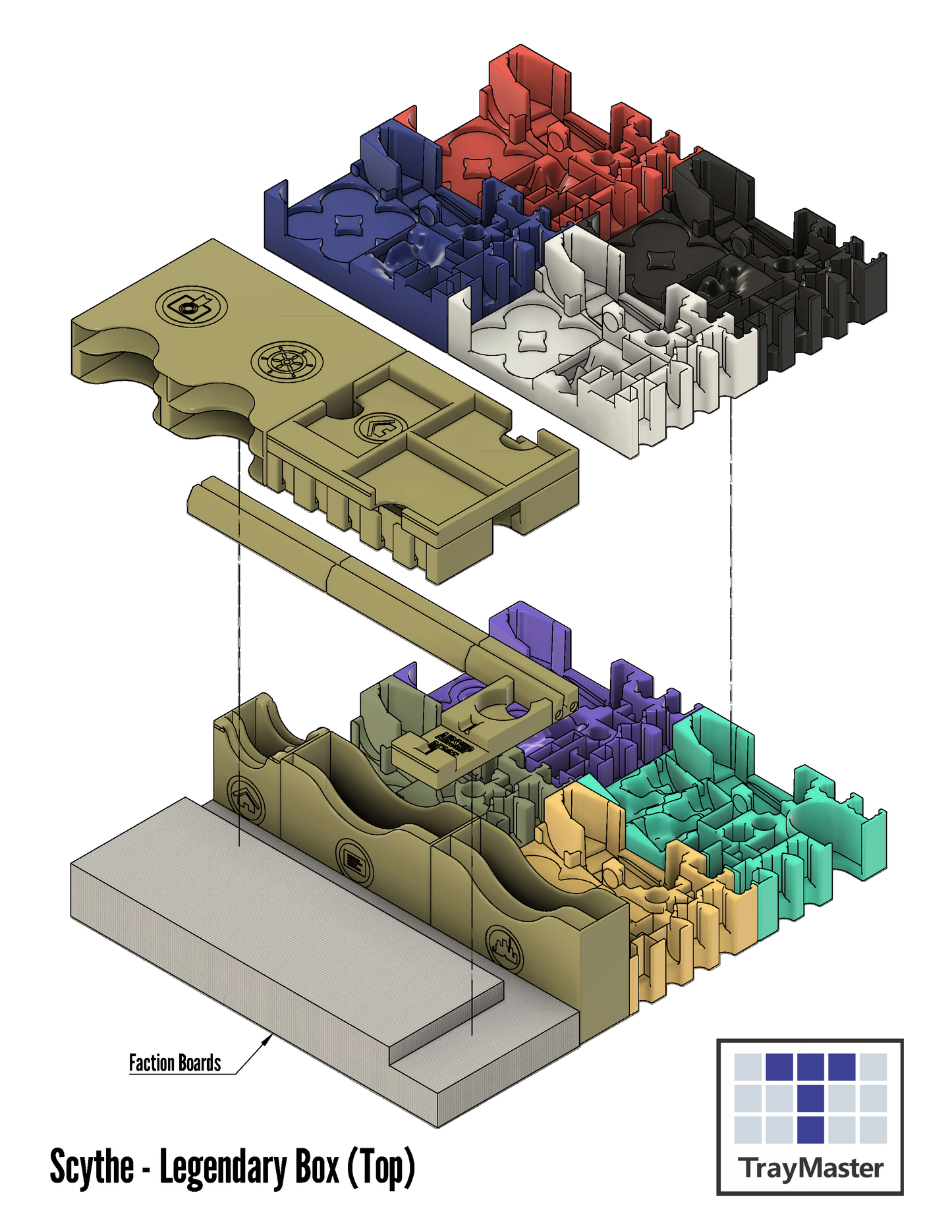 Scythe (Legendary Box): Insert / Organizer